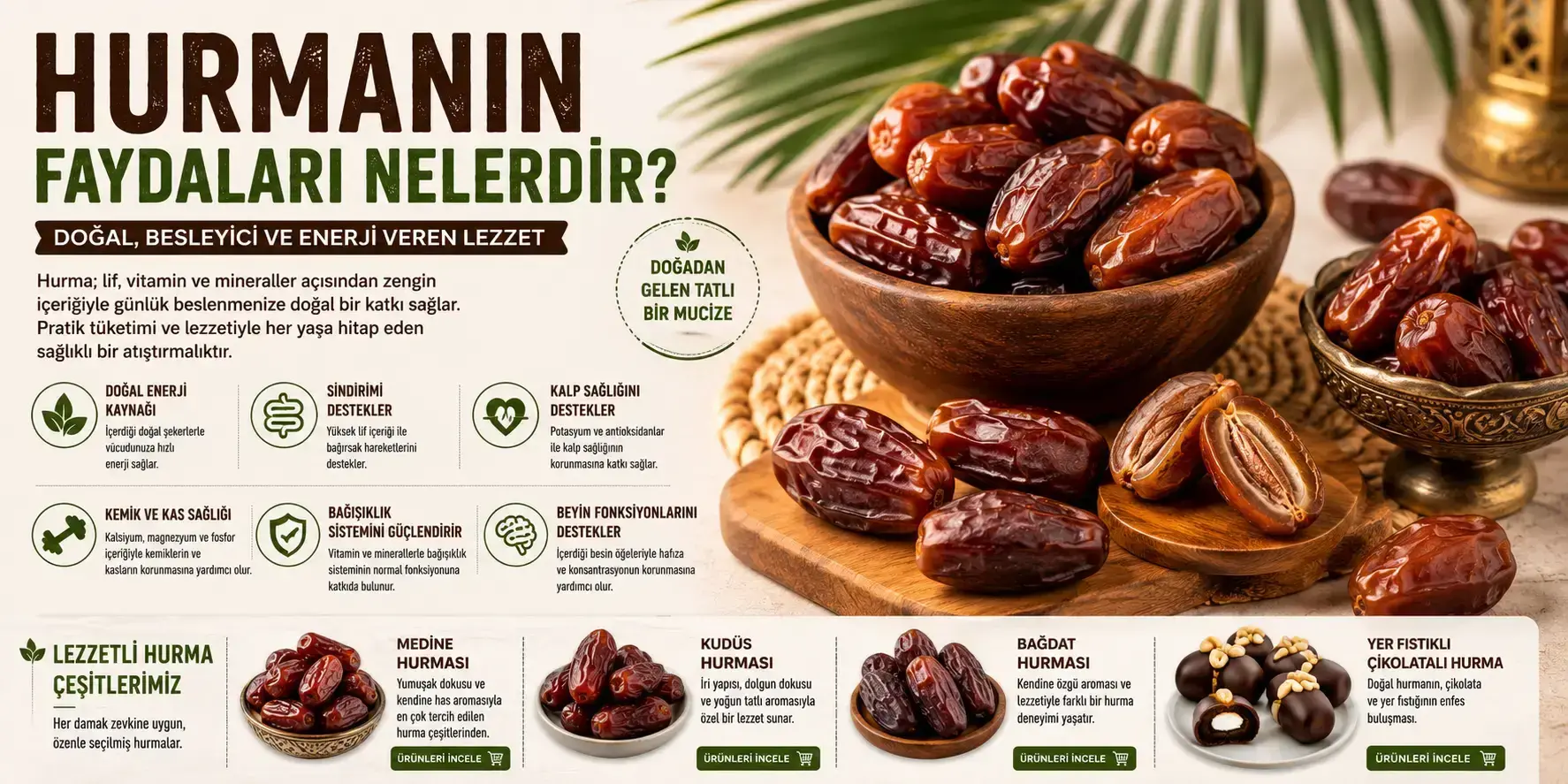 Hurmanın Faydaları Nelerdir? Hurma Tüketmenin Faydaları