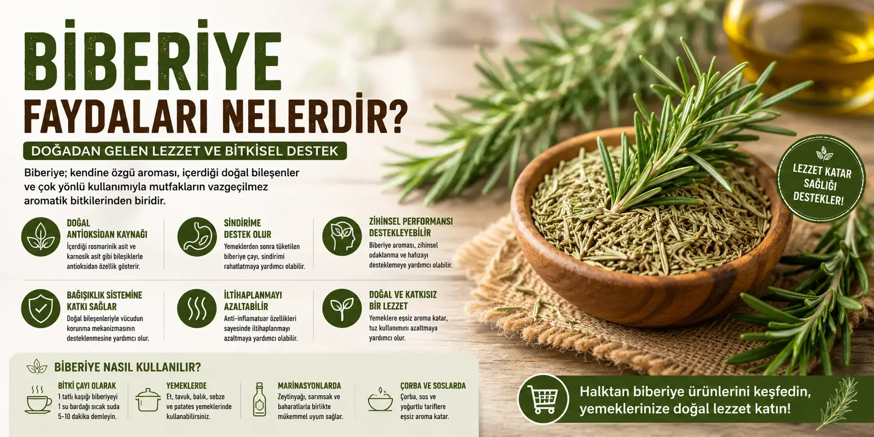 Biberiye Faydaları Nelerdir? Biberiye Nasıl Kullanılır?
