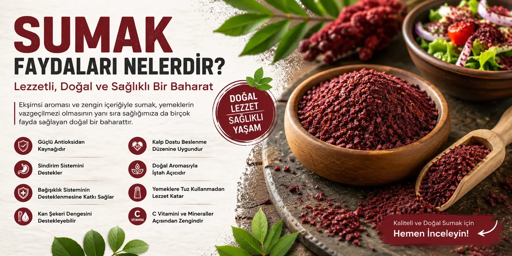 Sumak Faydaları Nelerdir? Sumak Ne İşe Yarar?