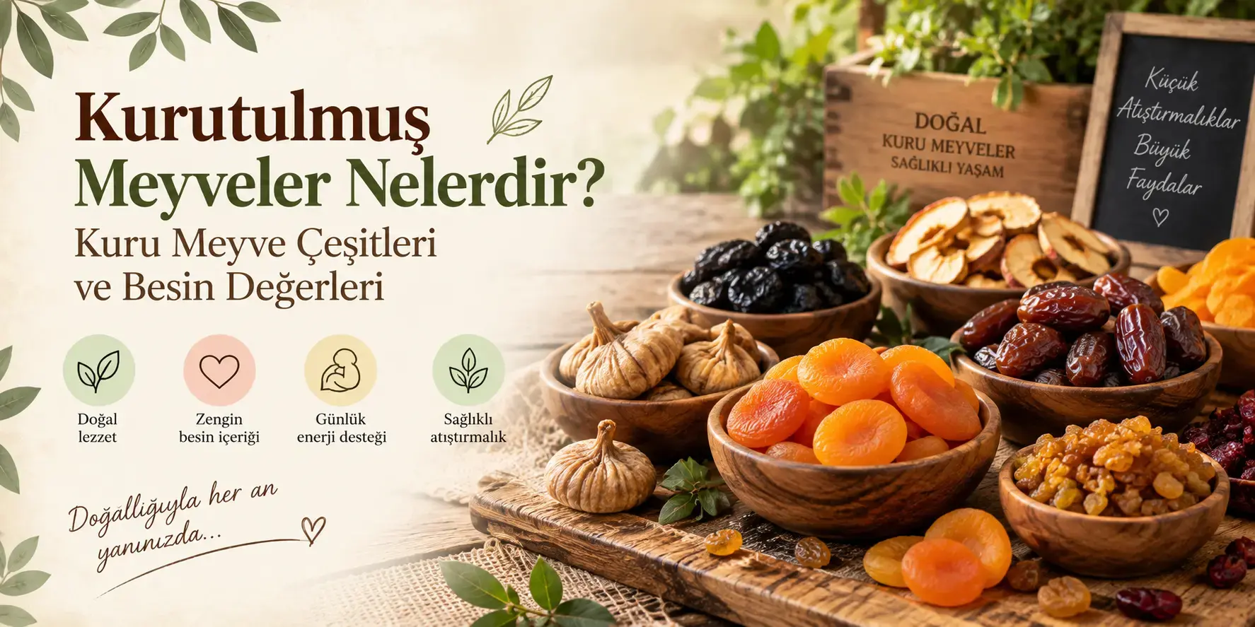 Kurutulmuş Meyveler Nelerdir? Kuru Meyve Çeşitleri ve Besin Değerleri