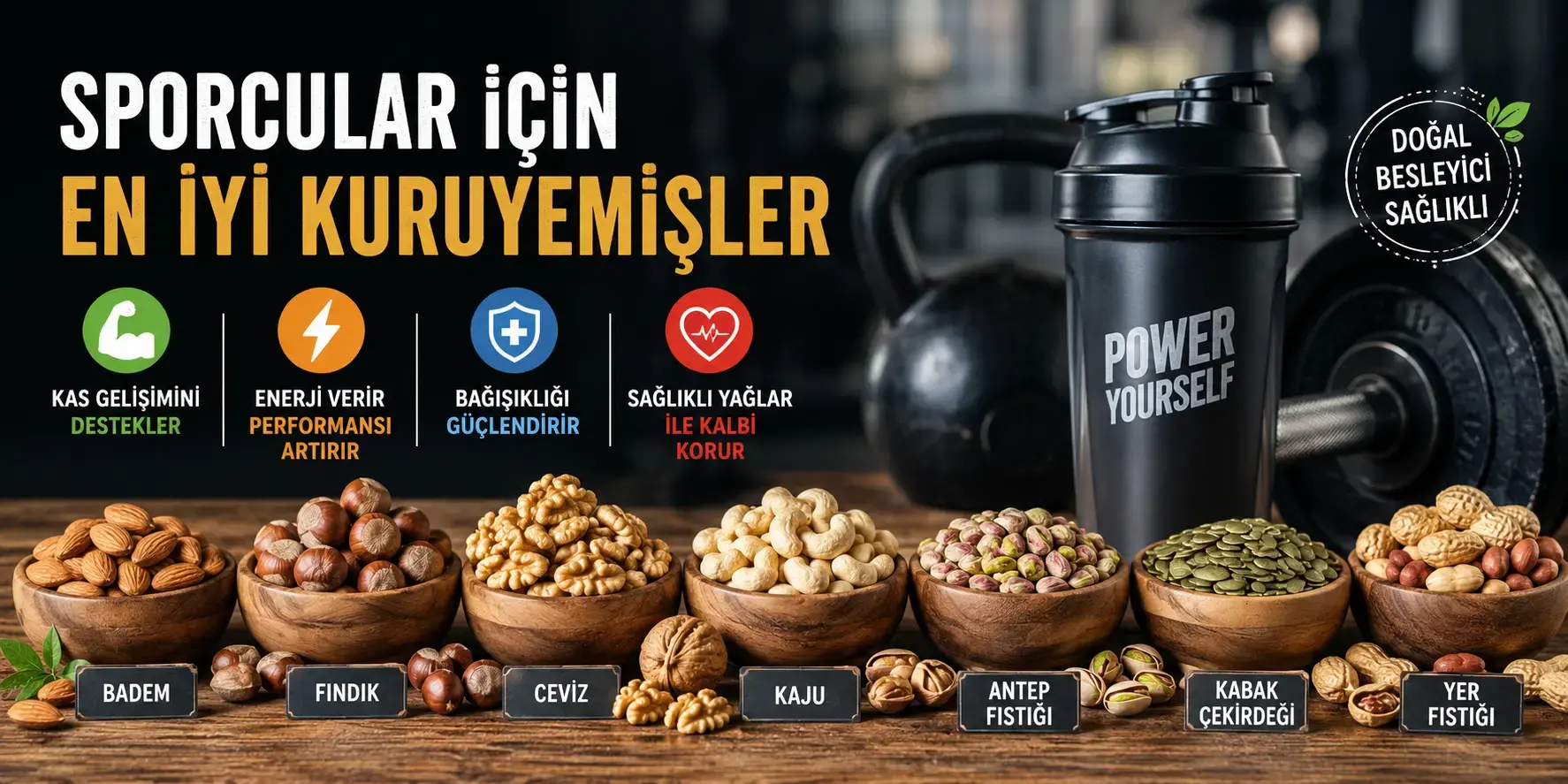 Sporcular İçin En İyi Kuruyemişler