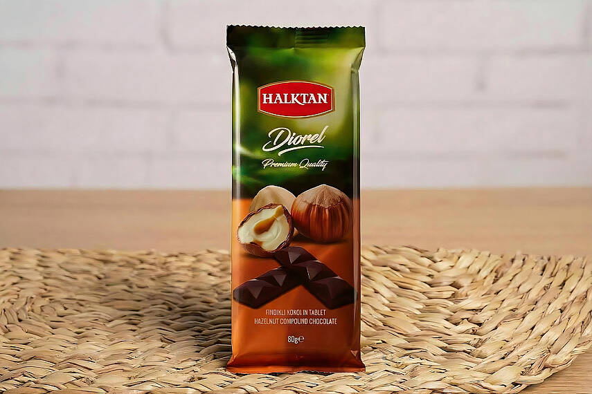 HALKTAN PAKET SÜTLÜ FINDIKLI 80 GR. - 1