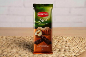 HALKTAN PAKET SÜTLÜ FINDIKLI ÇİKOLATA 80 GR. - HALKTAN