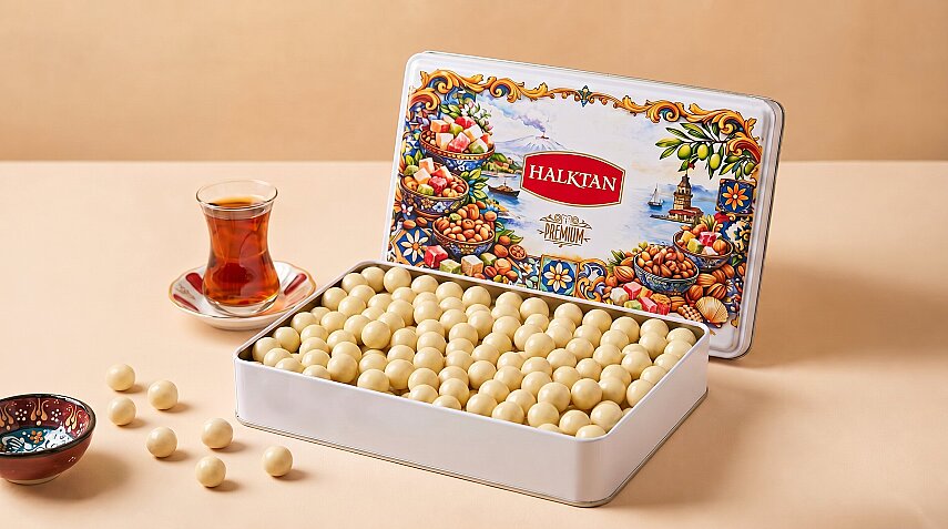 PREMİUM ÇİKOLATALI FINDIKLI FİLDİŞİ DRAJE KUTUSU 1500 GR. - 1